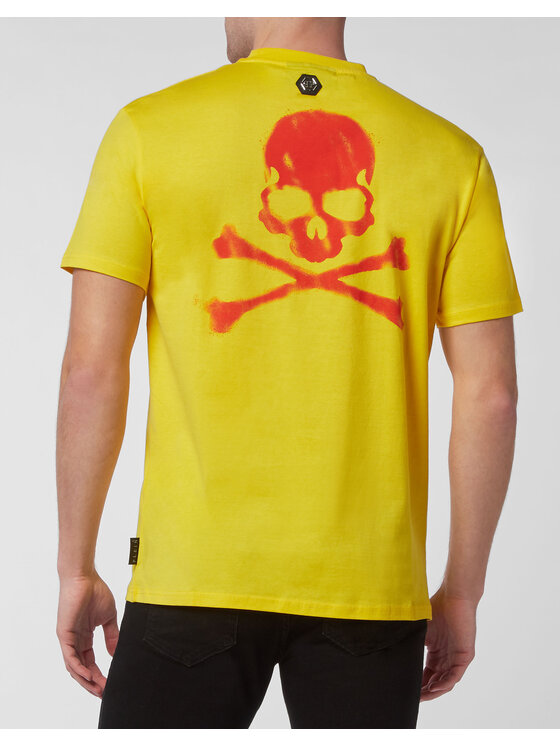 PHILIPP PLEIN PHILIPP PLEIN T-Shirt 247 Žlutá Regular Fit
