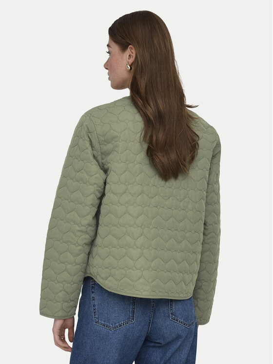 ONLY ONLY Geacă Heart 15366265 Verde Regular Fit