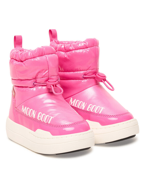 Moon Boot Moon Boot Μπότες Χιονιού Jr Park Tube Mid Glitter Wp 80D3440110 Ροζ