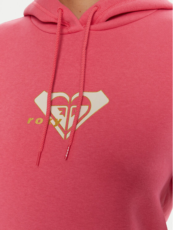 Roxy Roxy Суитшърт ERJFT05028 Розов Regular Fit