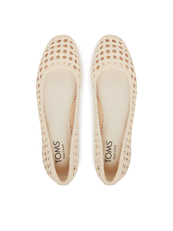 Toms Toms Балетки Briella 10021998 Écru