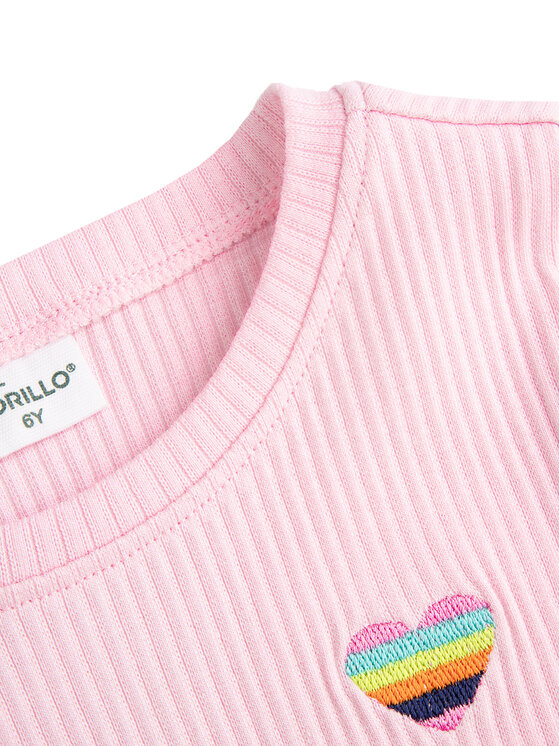 Coccodrillo Coccodrillo Tricou WC5143204CGK Roz Slim Fit