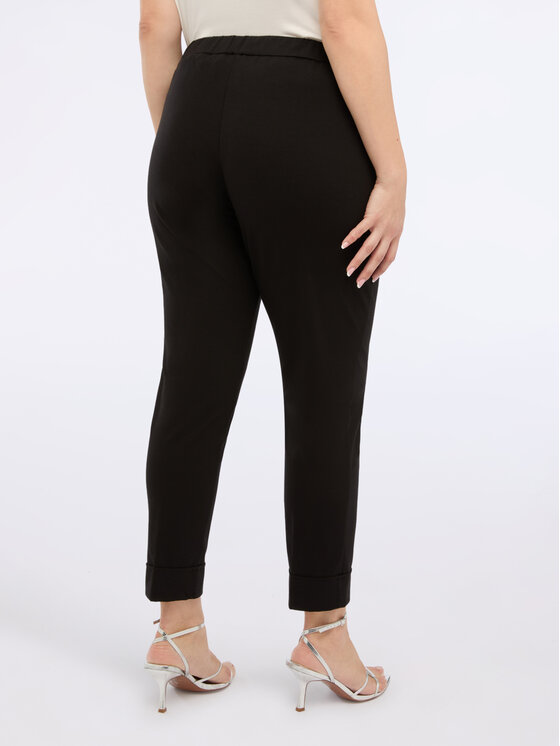 Fiorella Rubino Fiorella Rubino Pantaloni di tessuto P609L002190N033 Nero Regular Fit