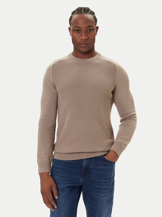 JOOP! Jeans JOOP! Jeans Svetr 15 JJK-11Olivier 30047100 Béžová Modern Fit