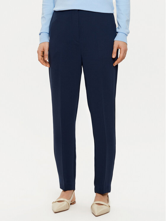 Tommy Hilfiger Tommy Hilfiger Pantaloni chino WW0WW45450 Bleumarin Slim Fit