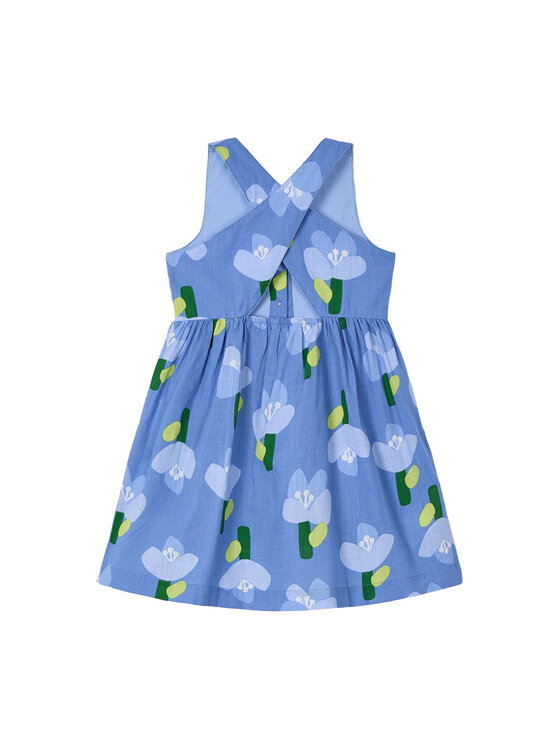 Mayoral Mayoral Sommerkleid 3960 Blau Regular Fit