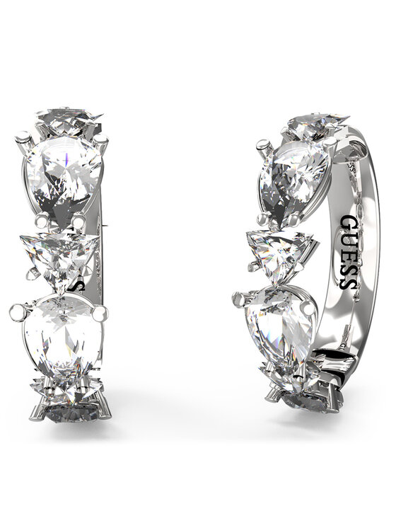 Guess Guess Naušnice JUBE04 417JW Srebrna