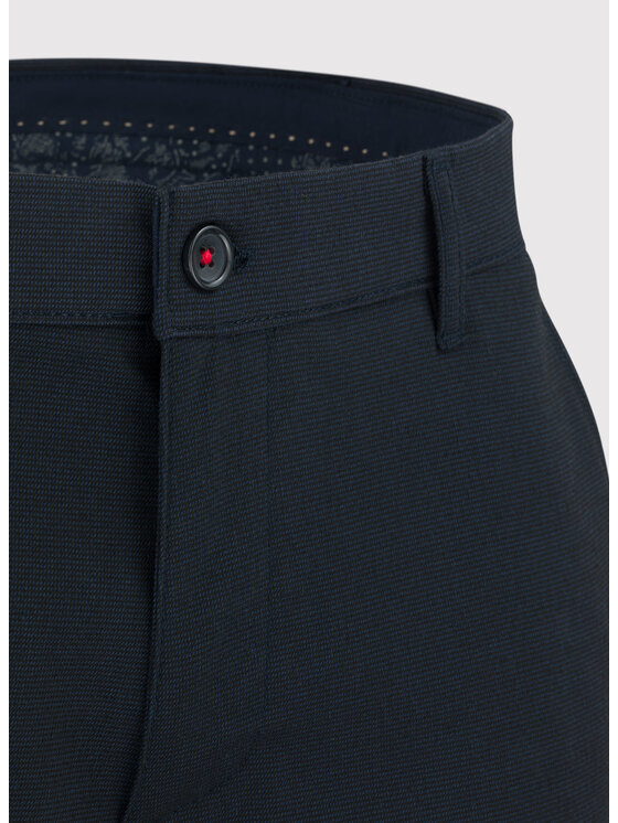Pako Lorente Pako Lorente Chinosy P000B-WX-215 Granatowy Slim Fit