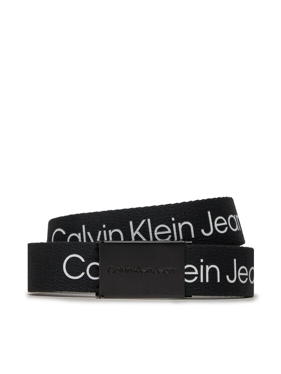 Dětský pásek Calvin Klein Jeans, Barva: Černá, IU0IU00569