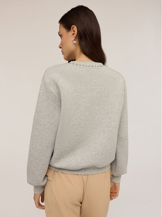 Motivi Motivi Felpa G857W003479N013 Grigio Regular Fit