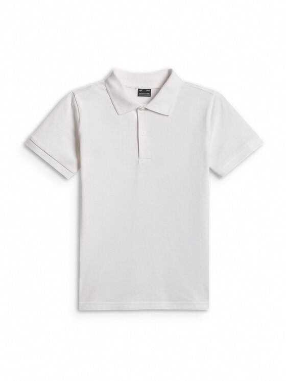 4F 4F Polo BASIC+ Biały Regular Fit