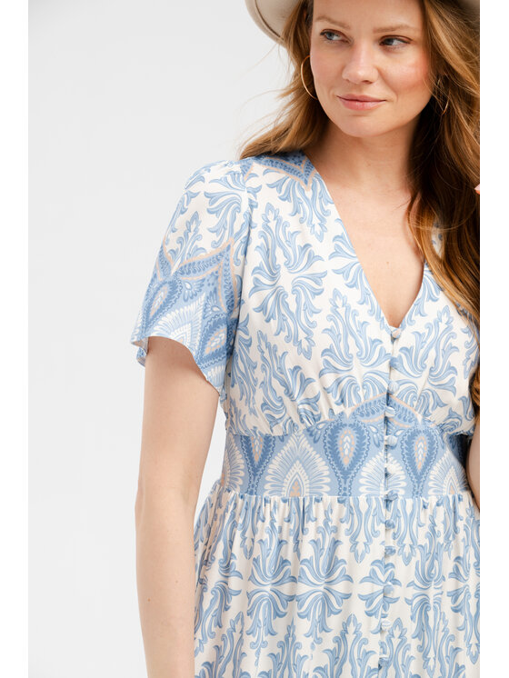 blue shadow blue shadow Sukienka codzienna Klara Niebieski Regular Fit