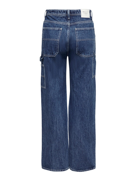 ONLY ONLY Jeansy 15271792 Modrá Straight Fit