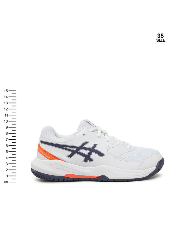 Asics Asics Buty do tenisa Gel-Dedicate 8 Gs 1044A077 Biały