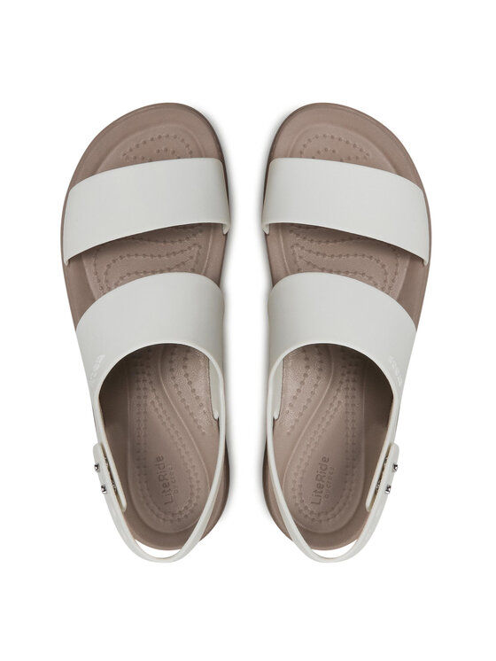 Crocs Crocs Сандали Brooklyn Low Wedge W 206453 Бял