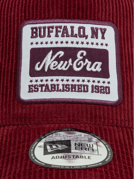 New Era New Era Kepurė su snapeliu Cord Patch 60603670 Vyšninė
