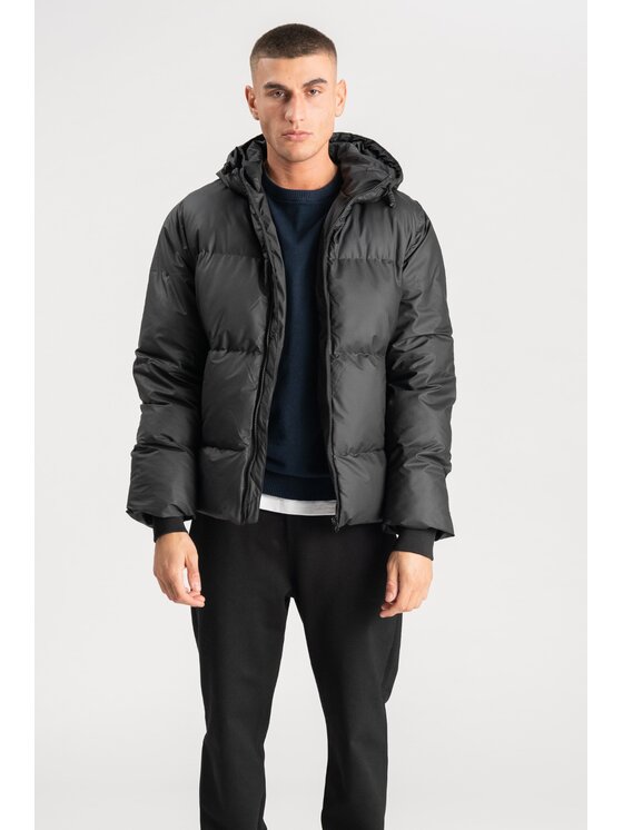 TeeShoppen TeeShoppen Płaszcz 'Basic Collection' Czarny Regular Fit
