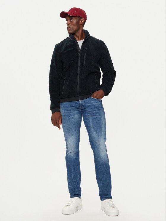 Geox Geox Flis Terrestre M4675J T3171 F1624 Mornarsko modra Regular Fit