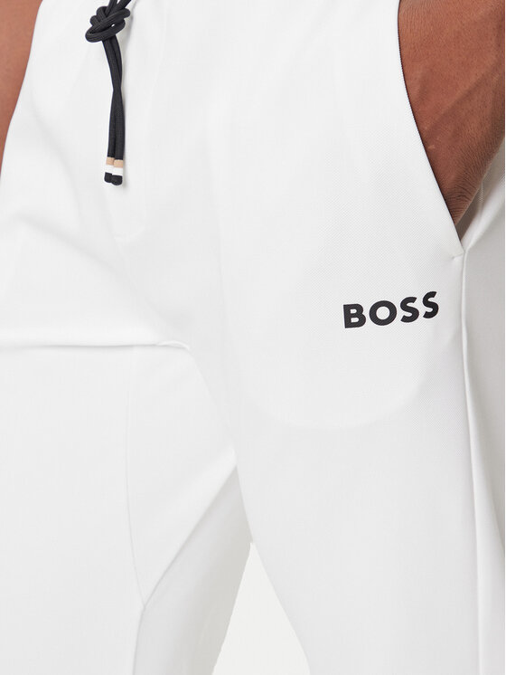 BOSS BOSS Долнище анцуг Hicon 50542940 Бял Regular Fit