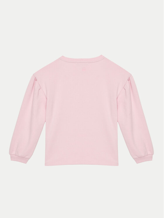 United Colors Of Benetton United Colors Of Benetton Majica dugih rukava 32N4G10FX Ružičasta Regular Fit