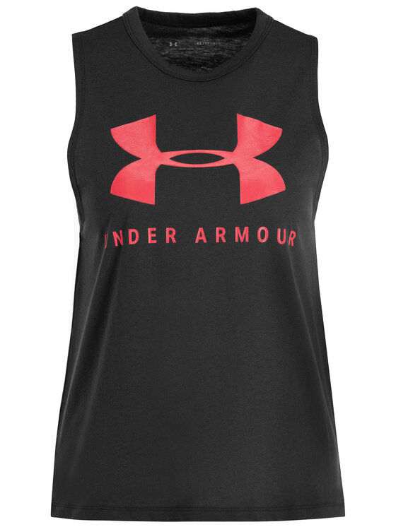 Under Armour Under Armour Top UA Sportstyle Graphic Muscle 1344150 Szary Regular Fit