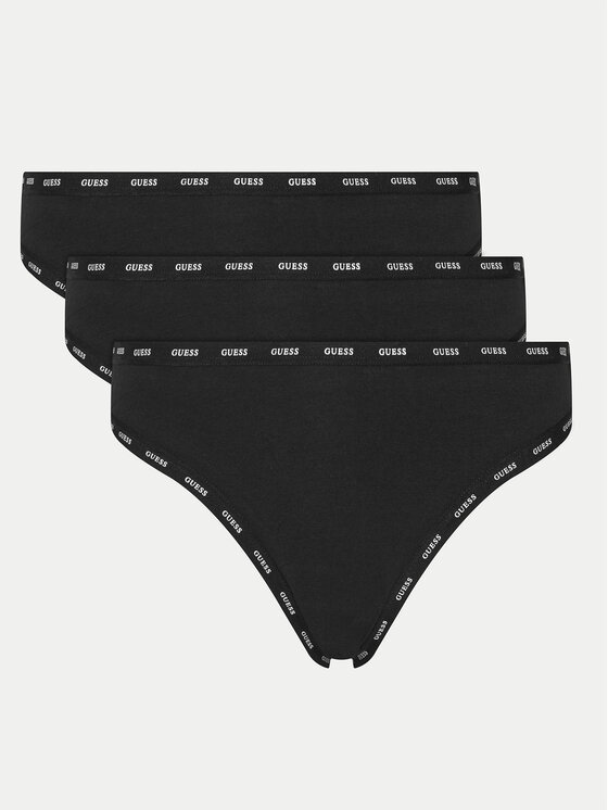 Guess Guess Set di 3 culotte classiche O5RG11 K6YW1 Nero