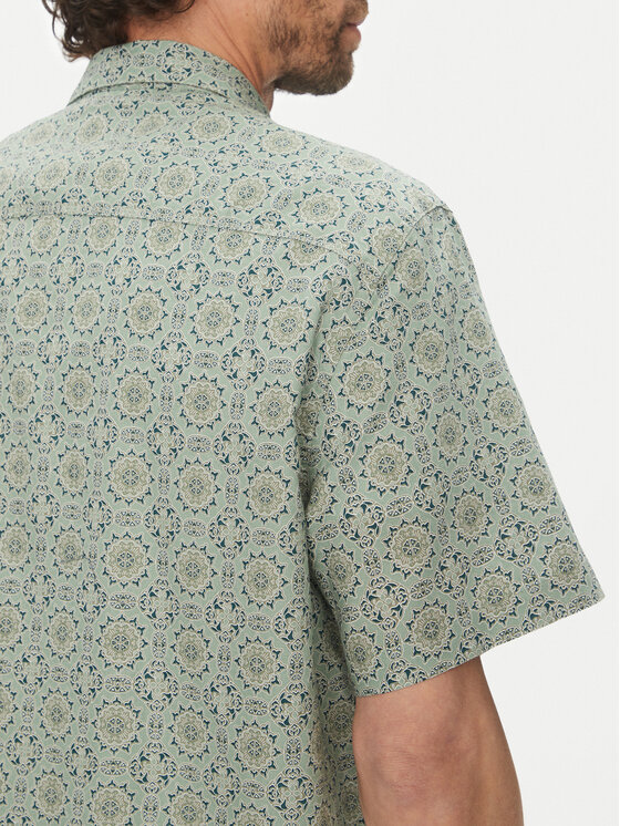 Selected Homme Selected Homme Koszula New Linen 16079053 Zielony Regular Fit