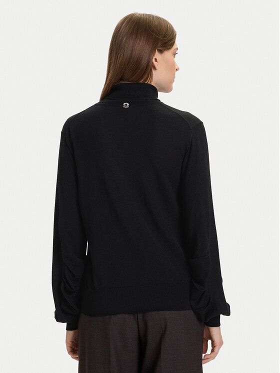 TWINSET TWINSET Поло 252AT3102 Черен Regular Fit