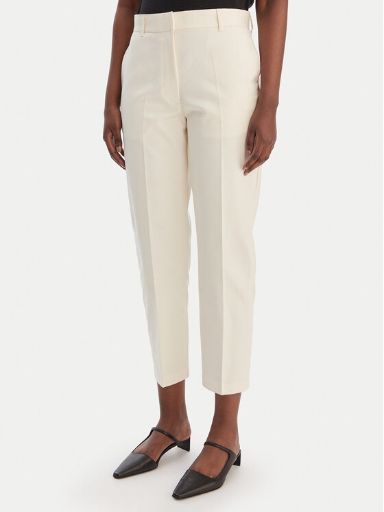 Calvin Klein Calvin Klein Chino kalhoty LV044B916G Écru Regular Fit