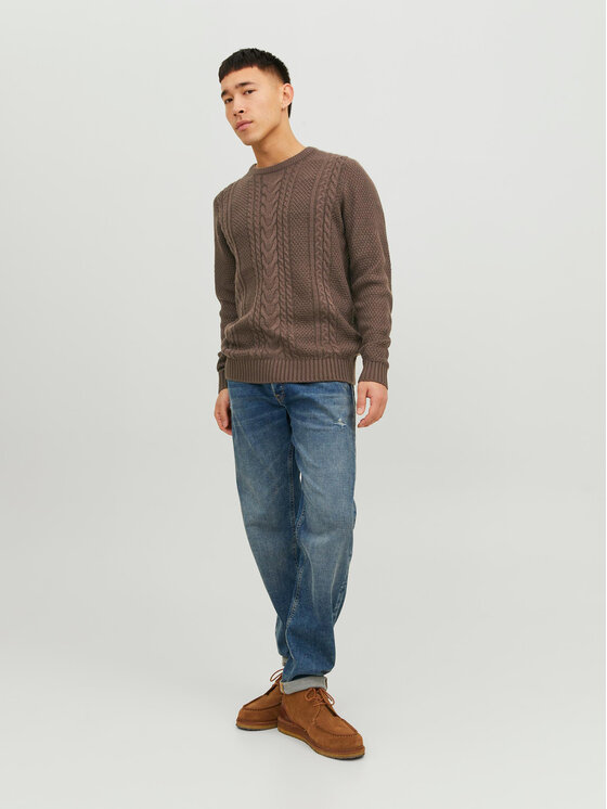 Jack & Jones Jack & Jones Svetr 12236314 Hnědá Regular Fit