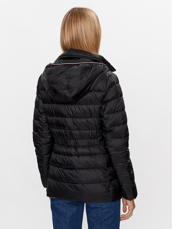 Tommy Hilfiger Tommy Hilfiger Kevad-sügis jope WW0WW39581 Must Regular Fit