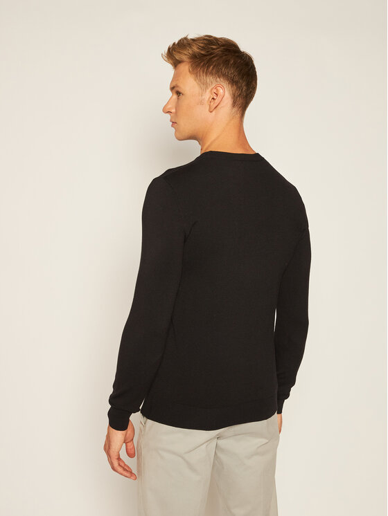 Trussardi Pull 52M00343 Noir Slim Fit Modivo