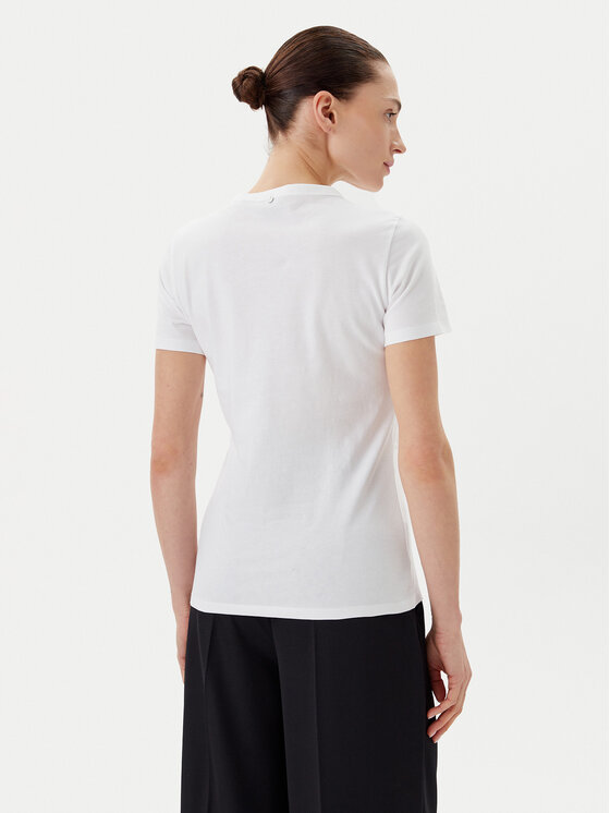 BOSS BOSS T-shirt C_Elogo_21 50540260 Bijela Slim Fit