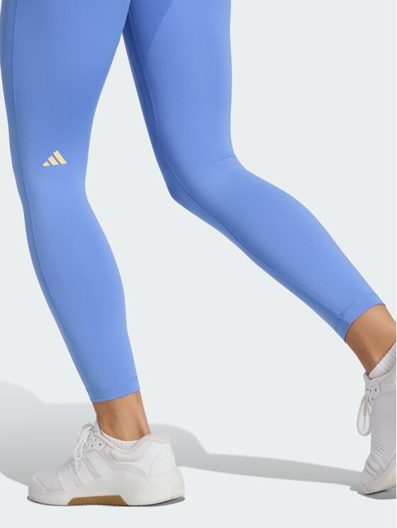 adidas adidas Legginsy 158041 Błękitny Fitted Fit