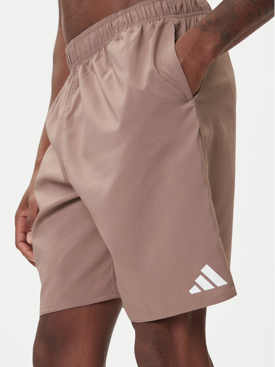 adidas adidas Szorty kąpielowe JX8758 Beżowy Regular Fit