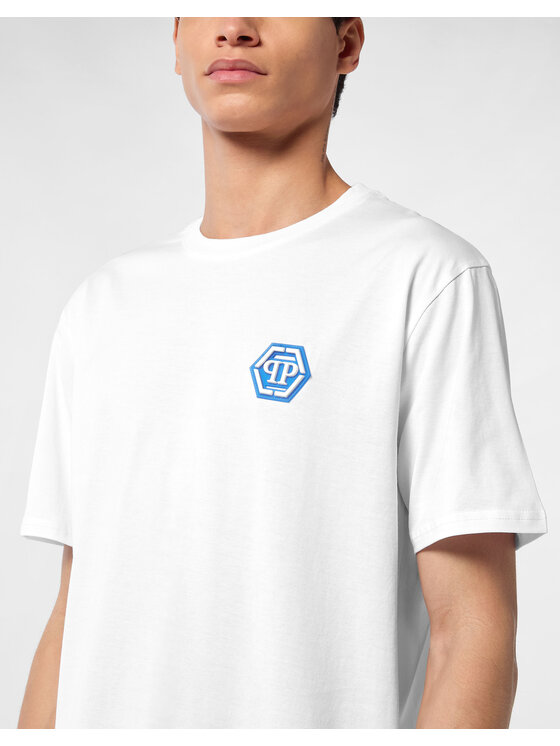 PHILIPP PLEIN PHILIPP PLEIN T-Shirt 24617 Biały Regular Fit