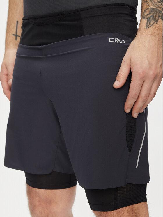 CMP CMP Pantaloni scurți sport 32C6747 Gri Regular Fit