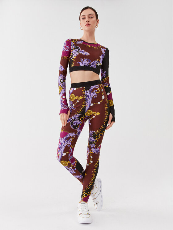 Versace Jeans Couture Versace Jeans Couture Halenka 75HAH218 Fialová Slim Fit