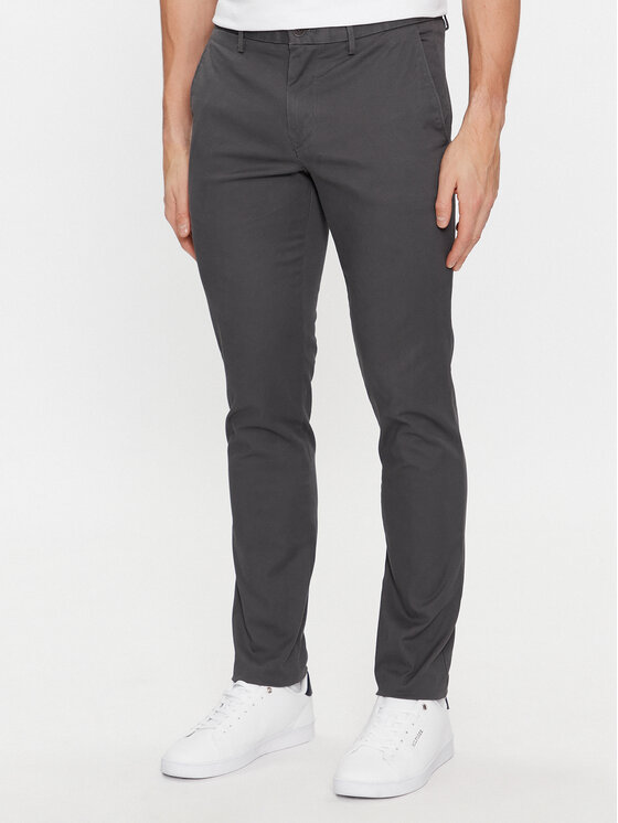 Tommy Hilfiger Chino kalhoty Core Bleecker MW0MW28883 Šedá Slim Fit
