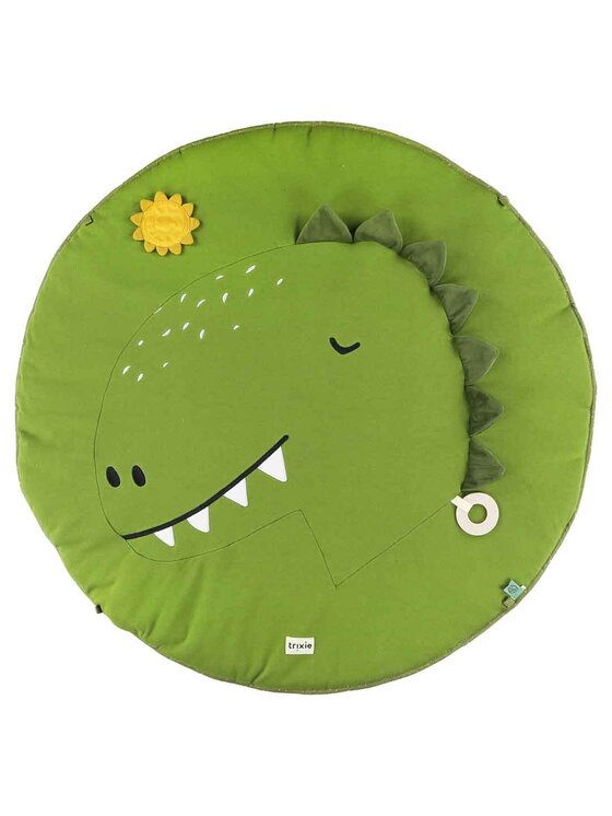 Trixie Baby Trixie Baby Mata dla dzieci Mata aktywizująca z pałąkiem - Dinozaur Zielony