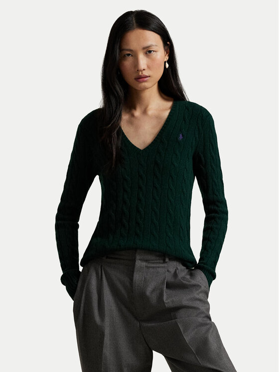 Polo Ralph Lauren Polo Ralph Lauren Džemper 211971866009 Zelena Slim Fit