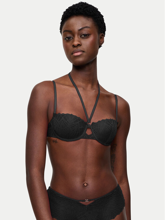 Triumph Triumph Pusiau dengta (balcony bra) liemenėlė That Night In Vegas 10224874 Juoda