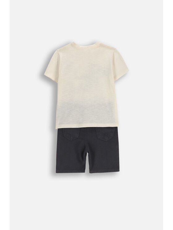 Coccodrillo Coccodrillo Komplet t-shirt i spodenki WC5117301XBK-022 Kolorowy Regular Fit