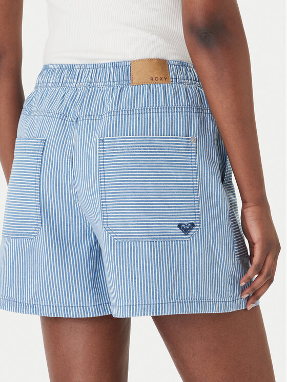 Roxy Roxy Pantaloncini di jeans Stay Wavy ERJDS03345 Celeste Regular Fit