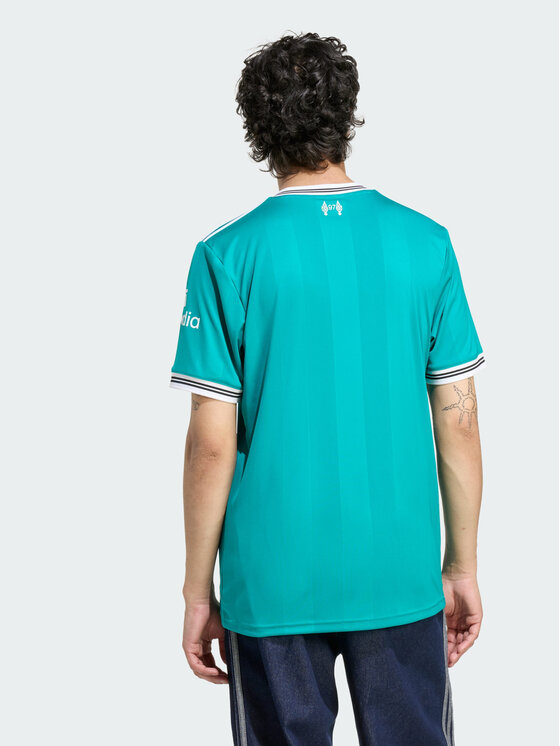 adidas adidas Koszulka techniczna 158373 Turkusowy Slim Fit