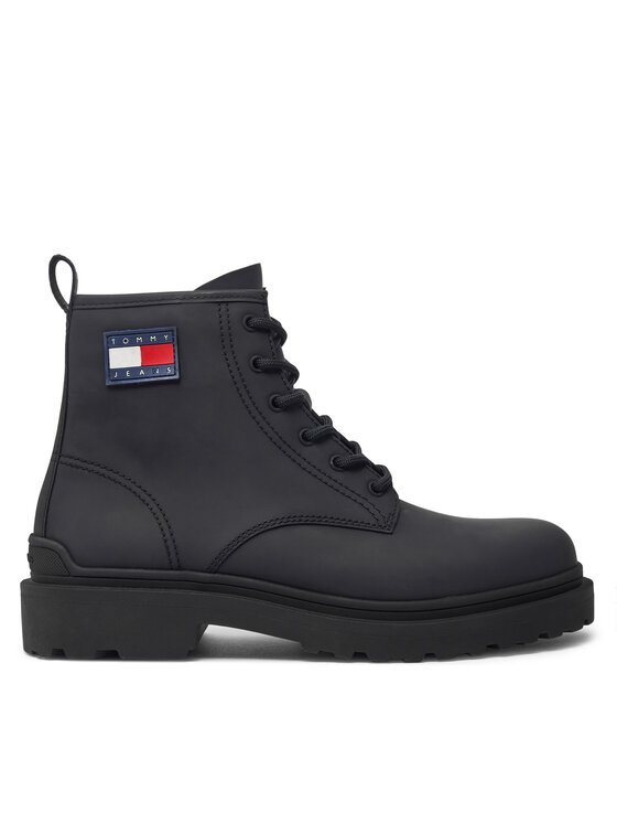 Trappers Tommy Jeans EM0EM01447 Negru
