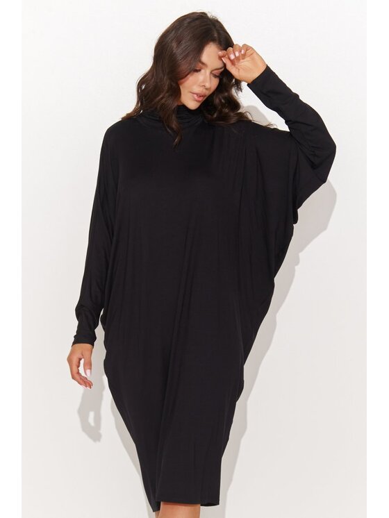 Numinou Numinou Sukienka codzienna NU455 Czarny Baggy Fit