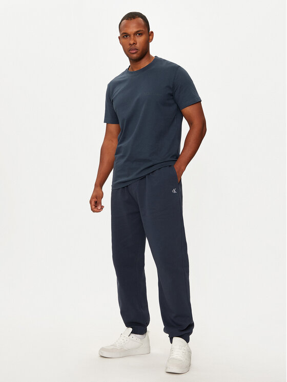 Calvin Klein Jeans Calvin Klein Jeans Pantaloni trening New York J30J326881 Bleumarin Relaxed Fit