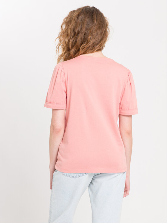 Cross Jeans Cross Jeans T-Shirt 55914-303 Pomarańczowy Regular Fit