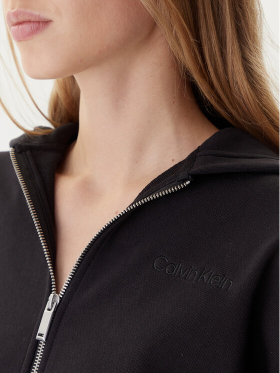 Calvin Klein Calvin Klein Džemperis ar kapuci LV044C211G Melns Relaxed Fit